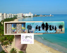 Cargar imagen en el visor de la galería, PR Sand and Turquoise Glitter Dominoes