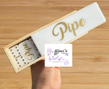 Cargar imagen en el visor de la galería, White Only Name Dominoes