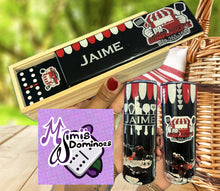 Cargar imagen en el visor de la galería, Pa’Complacerte Inspired Black Dominoes