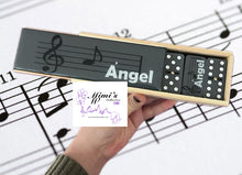 Load image into Gallery viewer, Music Gray Dominoes