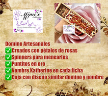 Cargar imagen en el visor de la galería, Roses Natural Flower Dominoes