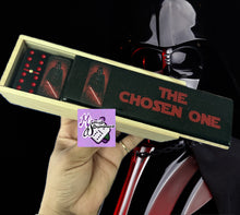 Cargar imagen en el visor de la galería, Darth Vader Inspired Black Dominoes
