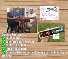 Cargar imagen en el visor de la galería, Amigos Por Siempre Black Dominoes