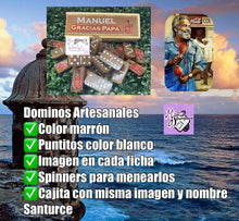 Cargar imagen en el visor de la galería, Maelo Inspired Brown Dominoes