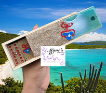 Cargar imagen en el visor de la galería, Puerto Rico & Coquí Taíno 3 Color Decal Dominoes
