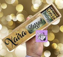 Cargar imagen en el visor de la galería, Blessed Inspired Dominoes (Gold Color)