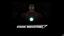 Cargar imagen en el visor de la galería, Iron Man Inspired Black Dominoes