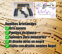 Load image into Gallery viewer, Music Gray Dominoes