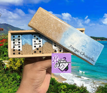 Cargar imagen en el visor de la galería, Blue and Sand Dominoes