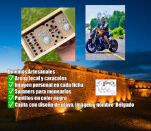 Cargar imagen en el visor de la galería, Puerto Rico Sand & Image Dominoes