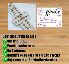Cargar imagen en el visor de la galería, White Only Name Dominoes