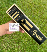 Cargar imagen en el visor de la galería, PR Black & Gold Dominoes