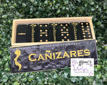 Cargar imagen en el visor de la galería, PR Black & Gold Dominoes