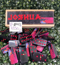 Load image into Gallery viewer, Kirito & Eugeo Inspired Black Dominoes