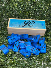 Cargar imagen en el visor de la galería, Blue Personalized Dominoes