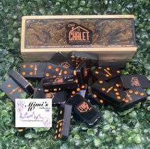 Cargar imagen en el visor de la galería, El Chalet Inspired Black Dominoes