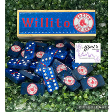 Cargar imagen en el visor de la galería, Red Sox Inspired Blue Dominoes