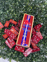 Cargar imagen en el visor de la galería, Red Sox Inspired Red Dominoes (Personalized Box)