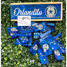 Load image into Gallery viewer, Dallas Cowboys Inspired Dominoes