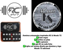Cargar imagen en el visor de la galería, RC & Woods TS Inspired Black Dominoes