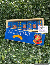 Load image into Gallery viewer, Marine Inspired Blue Dominoes