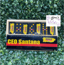 Cargar imagen en el visor de la galería, PR Medalla Inspired Black Dominoes