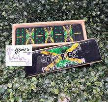 Load image into Gallery viewer, Jamaica Inspired Dominoes (Black Color)