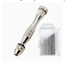 Load image into Gallery viewer, Hand Drill for Resin Casting Molds Hand Drill with 10 PCS Drill Bits (0.8-3 mm)