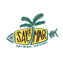 Cargar imagen en el visor de la galería, Sal De Mar Inspired Blue Dominoes