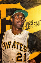 Cargar imagen en el visor de la galería, Roberto Clemente 2 Inspired Black Dominoes