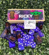 Load image into Gallery viewer, Baby Yoda & Baby Groot Inspired Dominoes