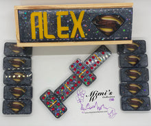 Lade das Bild in den Galerie-Viewer, Superman Inspired Dominoes