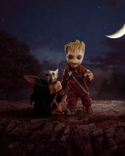 Load image into Gallery viewer, Baby Yoda & Baby Groot Inspired Dominoes