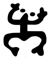 Load image into Gallery viewer, Coquí Taíno Red & Blue Dominoes