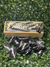 Cargar imagen en el visor de la galería, Black and Gray Dominoes