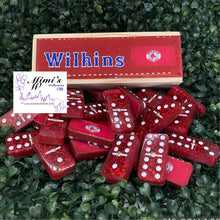 Cargar imagen en el visor de la galería, Red Sox Inspired Red Dominoes