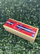 Cargar imagen en el visor de la galería, Red Sox Inspired Red Dominoes (Personalized Box)