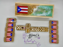 Load image into Gallery viewer, Puerto Rico & Flag 3 Color Decal Dominoes