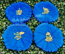 Lade das Bild in den Galerie-Viewer, Royal Blue Resin Coasters