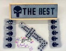 Cargar imagen en el visor de la galería, The Punisher Inspired Dominoes