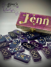 Cargar imagen en el visor de la galería, Purple Harry Potter Inspired Dominoes