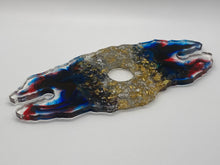 Load image into Gallery viewer, Bottle & Glass Holder Red and Blue