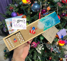 Cargar imagen en el visor de la galería, Coquí & PR Flag Dominoes (Dark Blue)