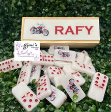 Load image into Gallery viewer, Harley Davidson White Dominoes
