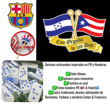 Cargar imagen en el visor de la galería, 🇵🇷PR & 🇭🇳Hond White Dominoes