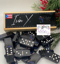 Load image into Gallery viewer, Andrés Jiménez Inspired Black Dominoes