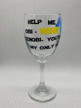 Cargar imagen en el visor de la galería, Pack of 3 Wine Glasses Star Wars Inspired
