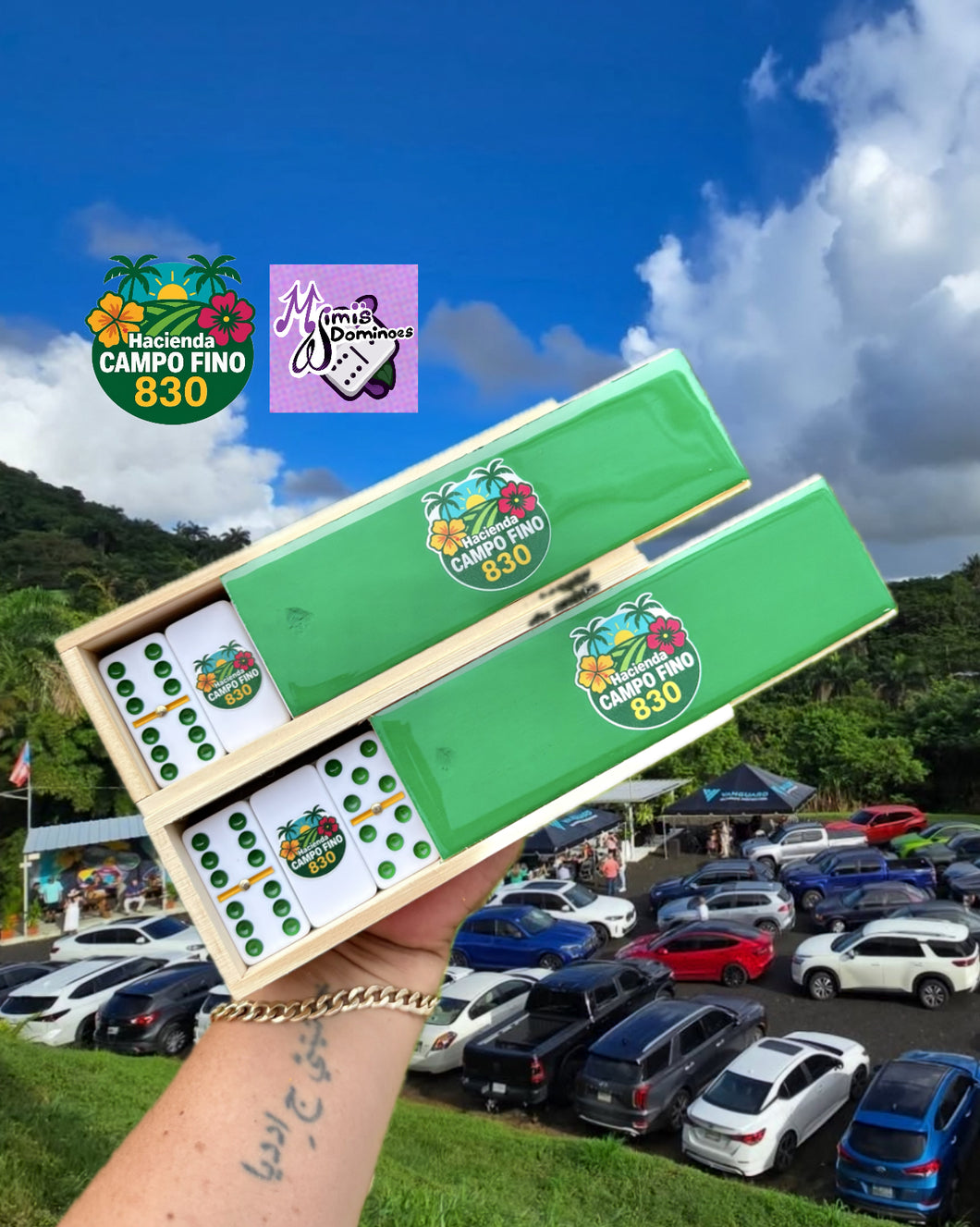 Domino Blanco Tradicional Personalizado