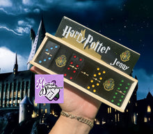 Cargar imagen en el visor de la galería, Hogwarts Inspired Black Dominoes
