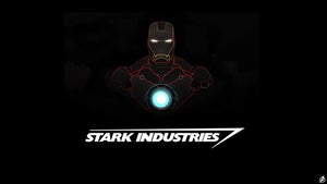 Iron Man Inspired Black Dominoes